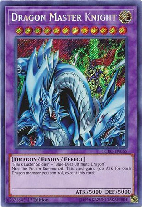 Dragon Master Knight - LCKC-EN065 - Secret Rare