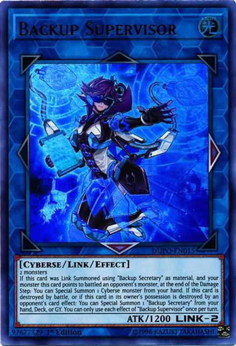 Backup Supervisor - DUPO-EN015 - Ultra Rare