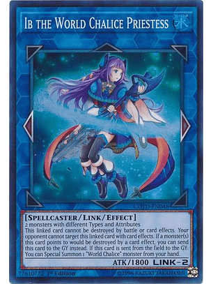 Ib the World Chalice Priestess - COTD-EN048 - Super Rare 