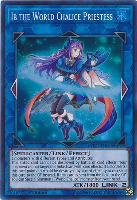 Ib the World Chalice Priestess - COTD-EN048 - Super Rare 