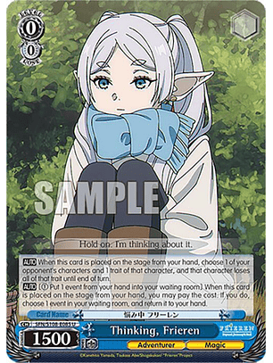 Thinking, Frieren - SFN/S108-E085 U - Uncommon 