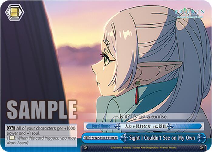 Sight I Couldn't See on My Own - SFN/S108-E110 CR - Climax Rare  1