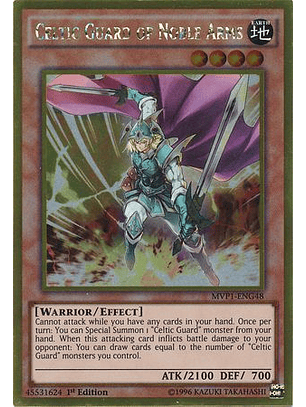 Celtic Guard of Noble Arms - MVP1-ENG48 - Gold Rare 