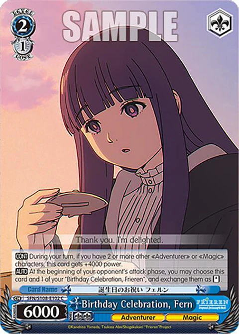 Birthday Celebration, Fern - SFN/S108-E102 C - Common 