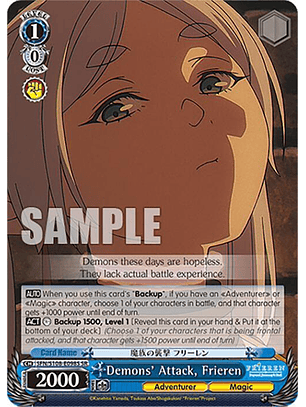 Demons' Attack, Frieren - SFN/S108-E098S SR - Super Rare 