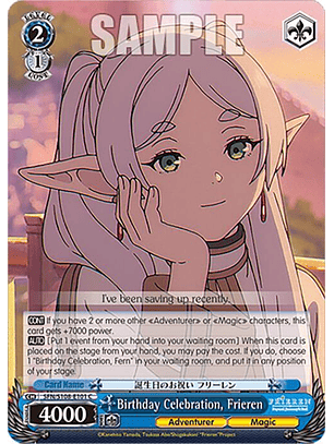 Birthday Celebration, Frieren - SFN/S108-E101 C - Common 