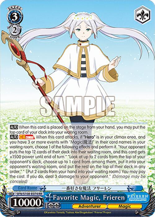 Favorite Magic, Frieren - SFN/S108-E074 RR - Double Rare 1