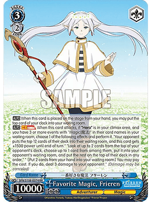 Favorite Magic, Frieren - SFN/S108-E074 RR - Double Rare