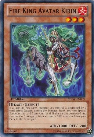 Fire King Avatar Kirin - SDOK-EN003 - Common 1