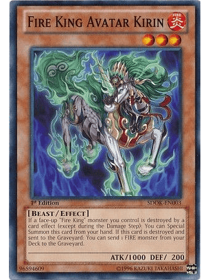 Fire King Avatar Kirin - SDOK-EN003 - Common