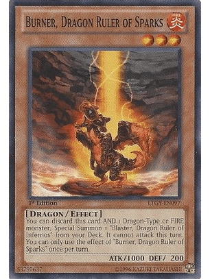 Burner, Dragon Ruler of Sparks - LTGY-EN097 - Common