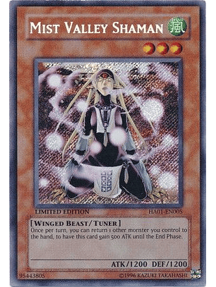 Mist Valley Shaman - HA01-EN005 - Secret Rare 