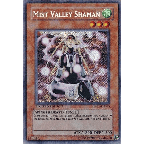 Mist Valley Shaman - HA01-EN005 - Secret Rare 