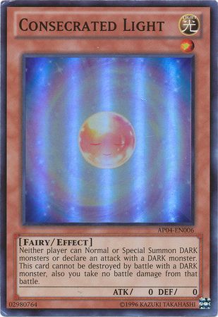 Consecrated Light - AP04-EN006 - Super Rare 1