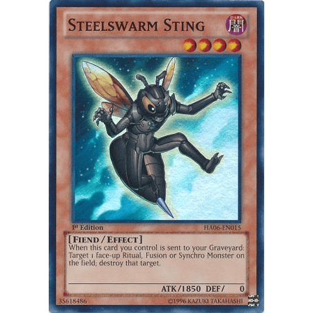 Steelswarm Sting - HA06-EN015 - Super Rare 