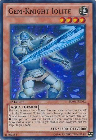 Gem-Knight Iolite - HA06-EN032 - Super Rare  1