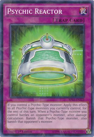 Psychic Reactor - BP03-EN222 - Shatterfoil Rare 1