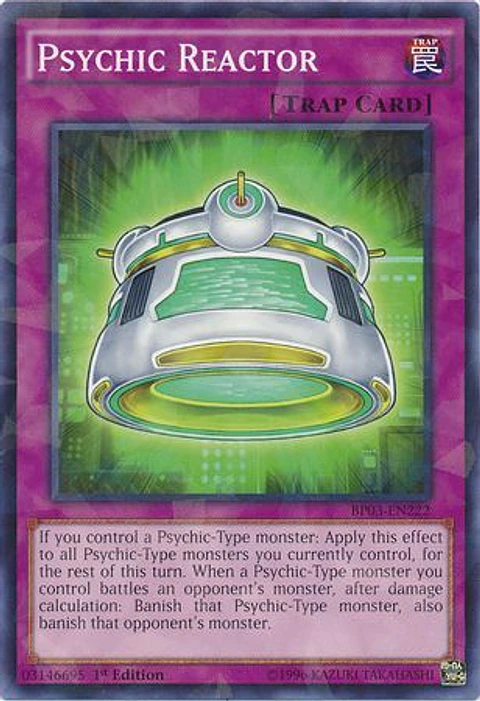 Psychic Reactor - BP03-EN222 - Shatterfoil Rare