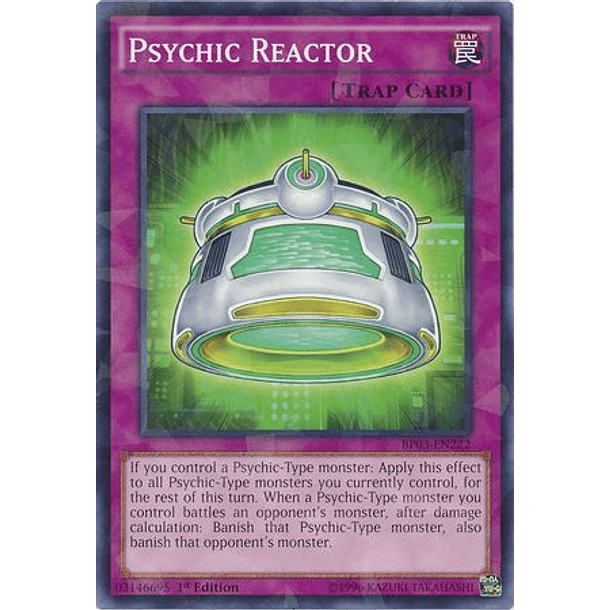 Psychic Reactor - BP03-EN222 - Shatterfoil Rare