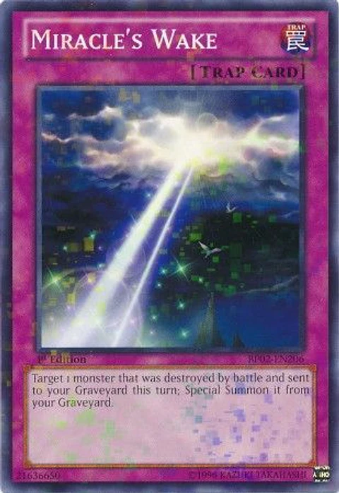 Miracle's Wake - BP02-EN206 - Mosaic Rare