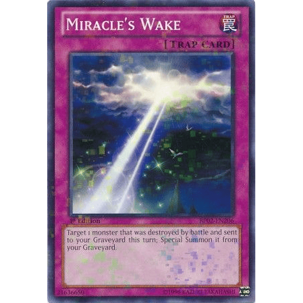 Miracle's Wake - BP02-EN206 - Mosaic Rare