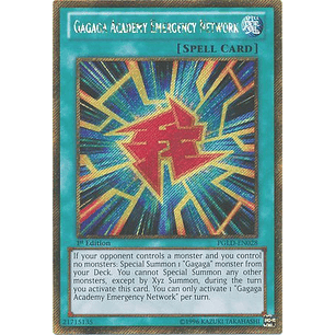 Gagaga Academy Emergency Network - PGLD-EN028 - Gold Secret Rare 