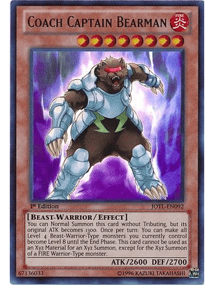 Coach Captain Bearman - JOTL-EN092 - Ultra Rare