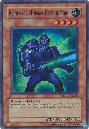 Reinforced Human Psychic Borg - RGBT-EN029 - Super Rare 1