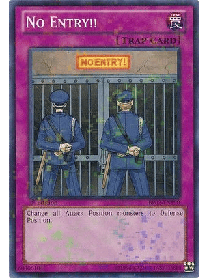 No Entry!! - BP02-EN190 - Mosaic Rare