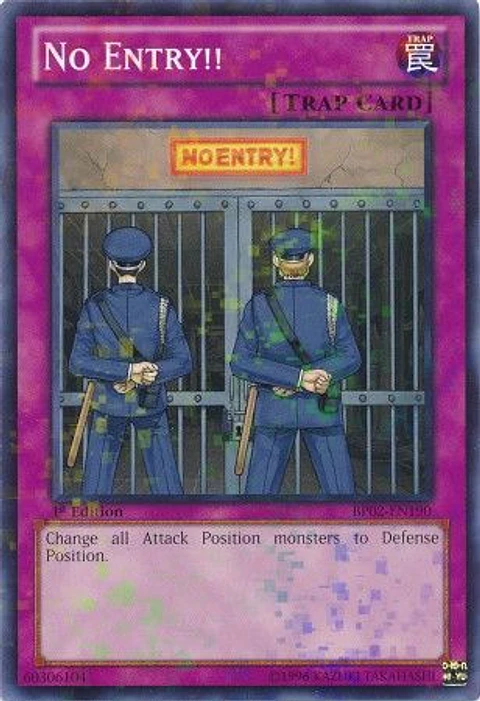 No Entry!! - BP02-EN190 - Mosaic Rare