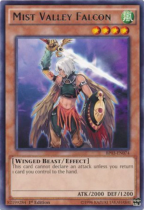 Mist Valley Falcon - BP03-EN074 - Rare