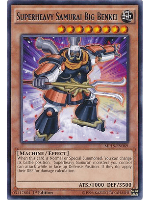 Superheavy Samurai Big Benkei - MP15-EN069 - Rare