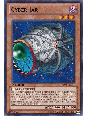 Cyber Jar - BP02-EN007 - Rare