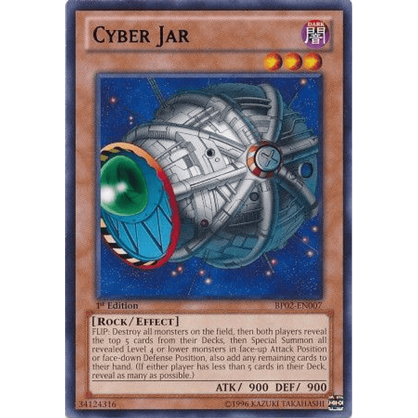 Cyber Jar - BP02-EN007 - Rare