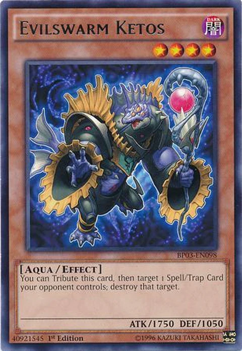 Evilswarm Ketos - BP03-EN098 - Rare