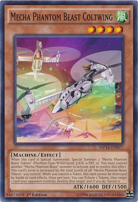 Mecha Phantom Beast Coltwing - MP14-EN077 - Common