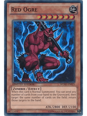 Red Ogre - WGRT-EN025 - Super Rare Limited