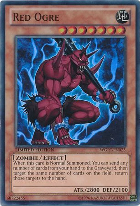 Red Ogre - WGRT-EN025 - Super Rare Limited