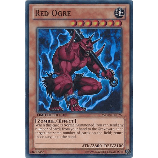 Red Ogre - WGRT-EN025 - Super Rare Limited