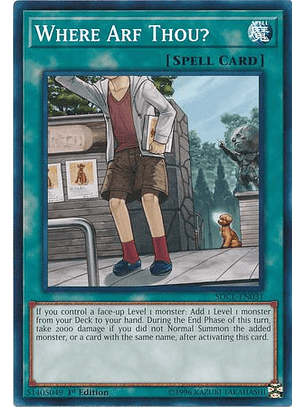 Where Arf Thou? - SDCL-EN031 - Common