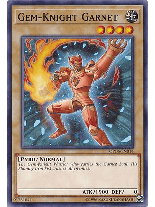 Gem-Knight Garnet - OP06-EN014 - Common