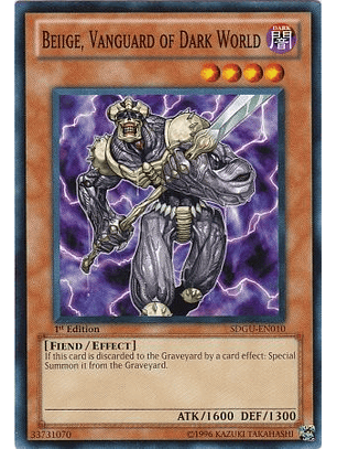 Beiige, Vanguard of Dark World - SDGU-EN010 - Common