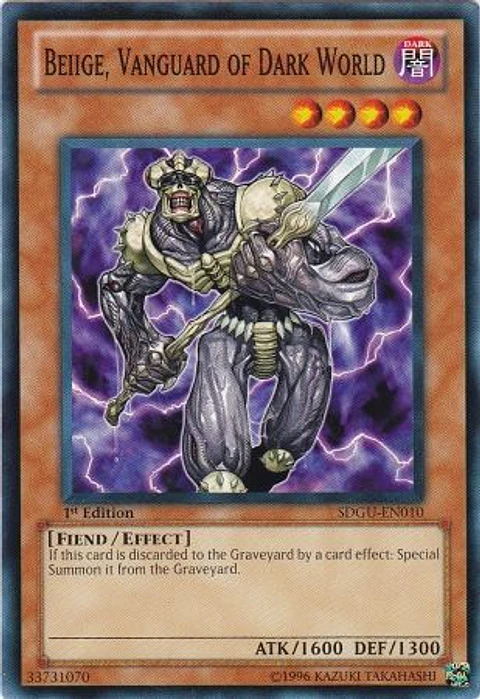 Beiige, Vanguard of Dark World - SDGU-EN010 - Common