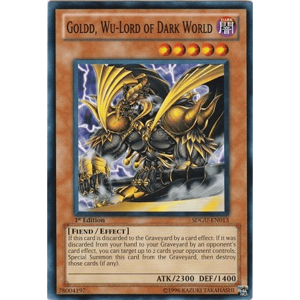 Goldd, Wu-Lord of Dark World - SDGU-EN013 - Common