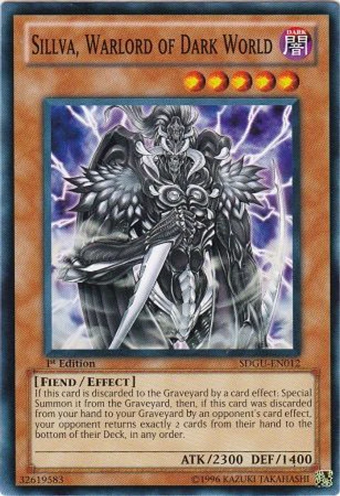 Sillva, Warlord of Dark World - SDGU-EN012 - Common