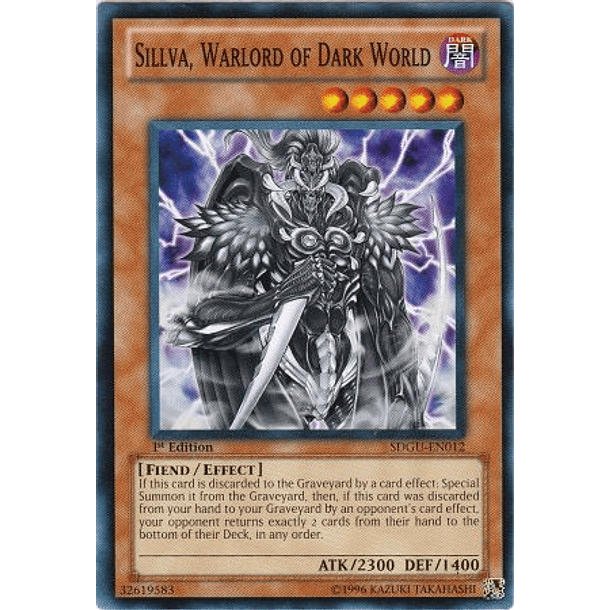 Sillva, Warlord of Dark World - SDGU-EN012 - Common