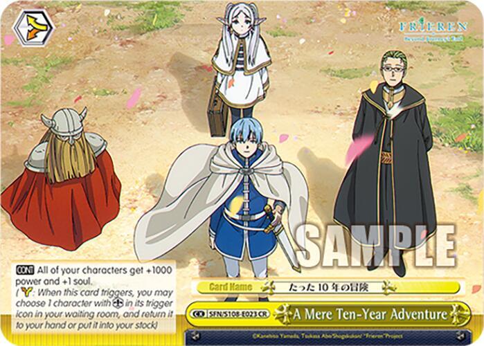A Mere Ten-Year Adventure - SFN/S108-E023 CR - Climax Rare  1
