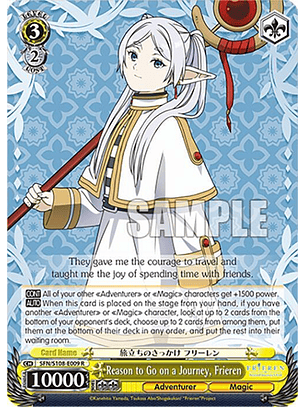 Reason to Go on a Journey, Frieren - SFN/S108-E009 R - Rare 