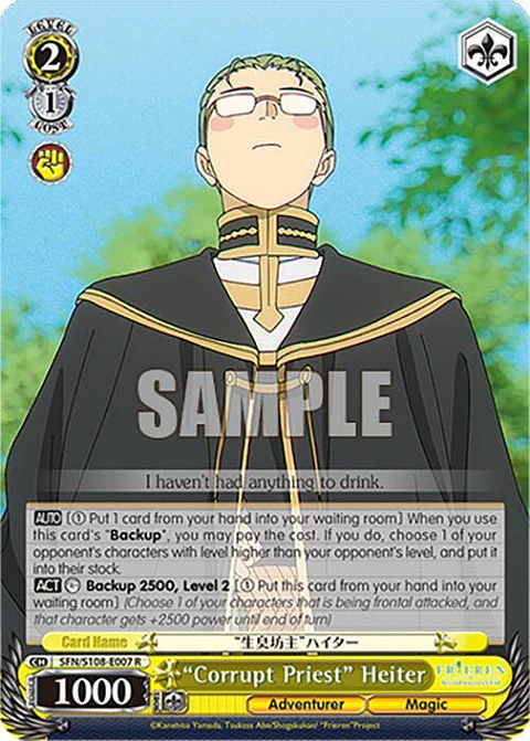 "Corrupt Priest" Heiter - SFN/S108-E007 R - Rare 