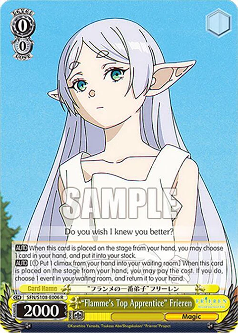 "Flamme's Top Apprentice" Frieren - SFN/S108-E006 R - Rare